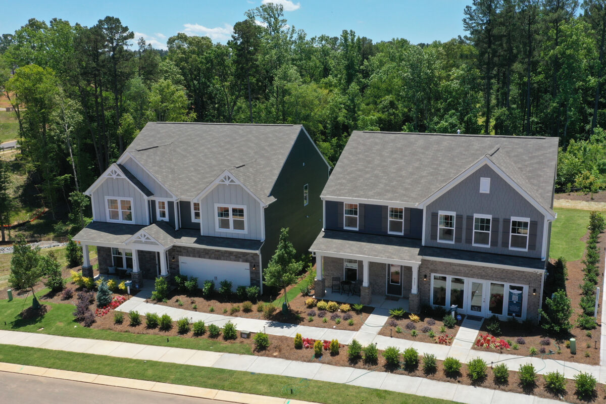 New construction home in Marshville, NC with craftsman details